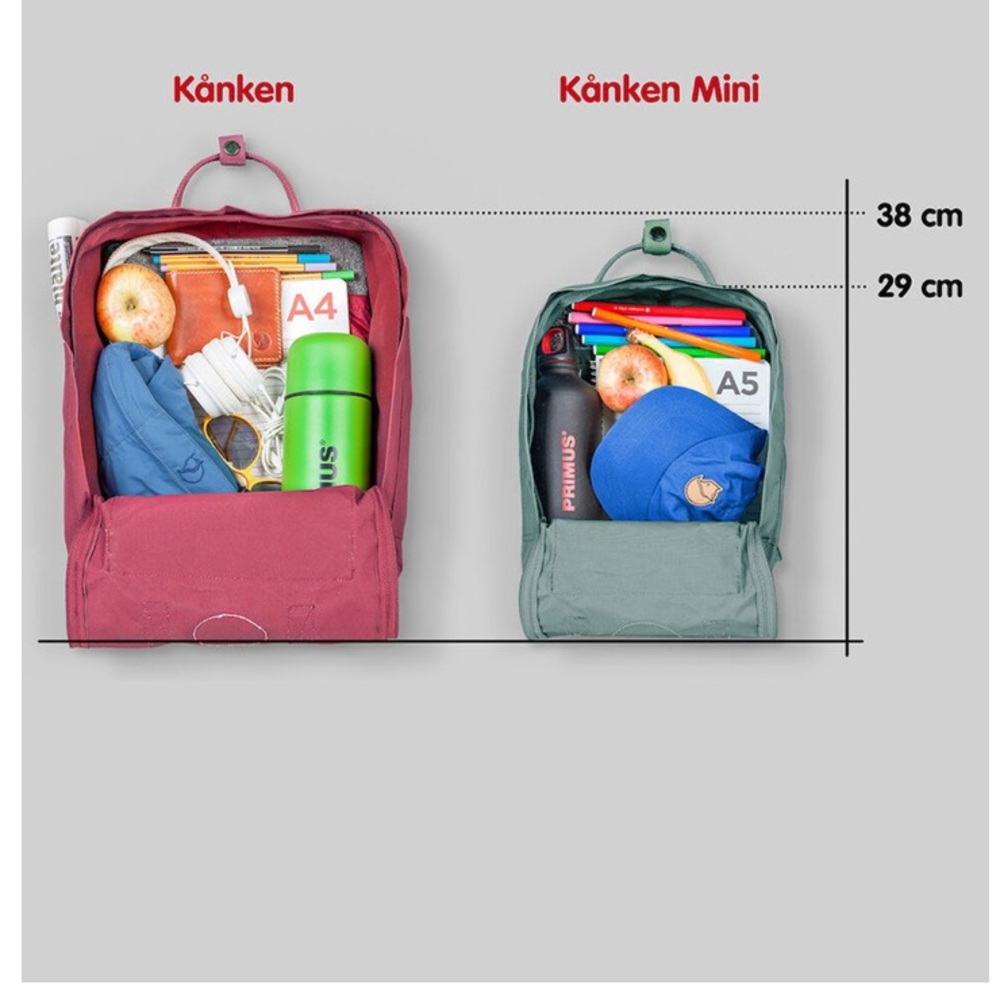 Kånken Yellow Backpack - Picture 3 of 8